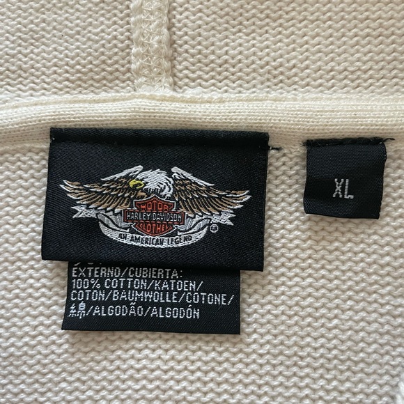 Harley Davidson Hooded Zip Up Sweater size XL - Picture 5 of 6